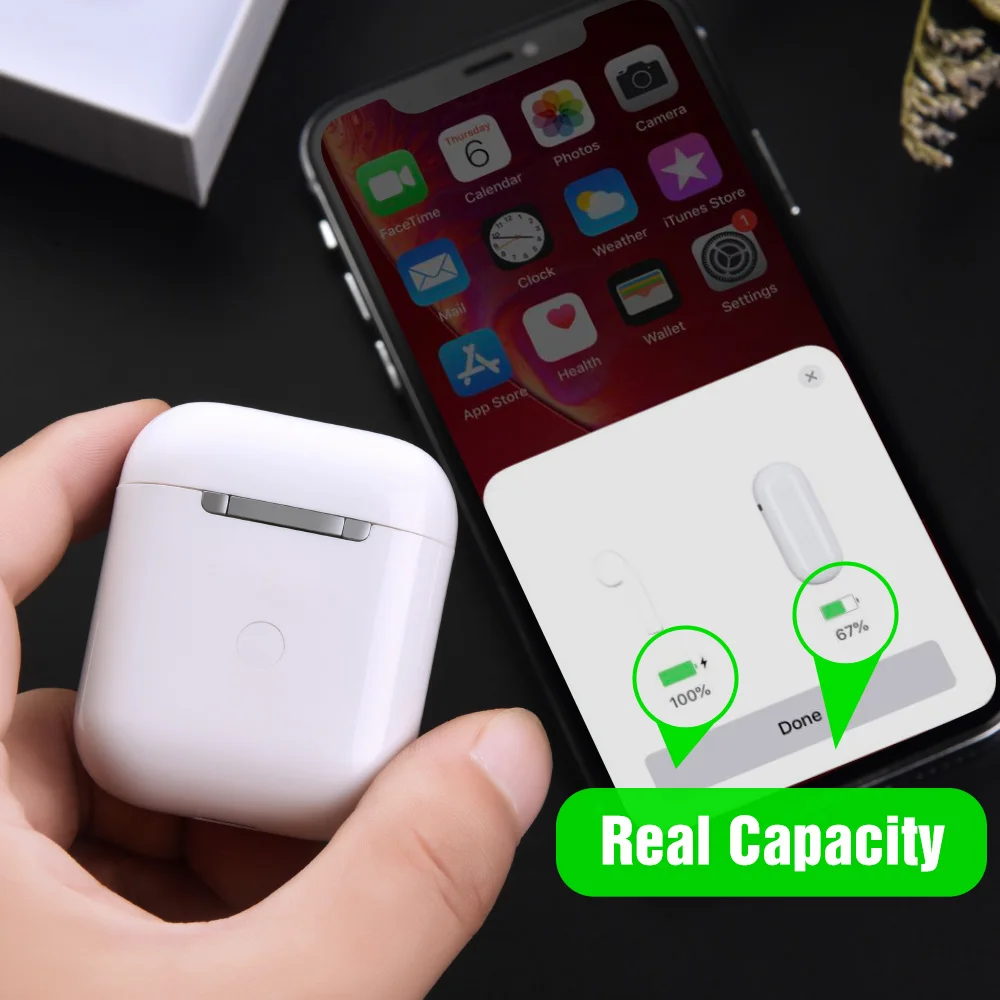 €21.45 20% de DESCUENTO|I80 tws super batería auricular pop up auriculares Bluetooth Hifi bajo auriculares Control táctil inalámbrico estéreo auriculares pk i30 i60 wireless headphones for samsung galaxy on AliExpress 