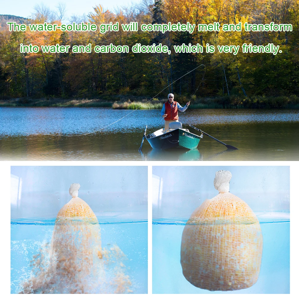 PVA Water Soluble Fishing Nets Supplement Nest Fishing Network Net Bag Refill 37mm 25mm 44mm Net Bag PVA 5m Portable Accessories PVA Water Soluble Fishing Nets Supplement Nest Fishing Network Net Bag Refill 37mm 25mm 44mm Net Bag PVA 5m Portable Accessories