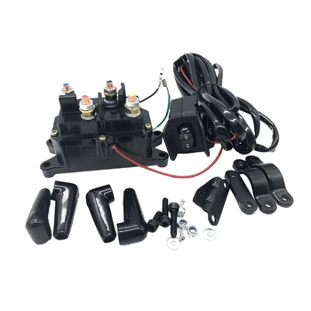 

MagiDeal 12V ATV Solenoid Relay Contactor + Winch Rocker Thumb Switch Tool