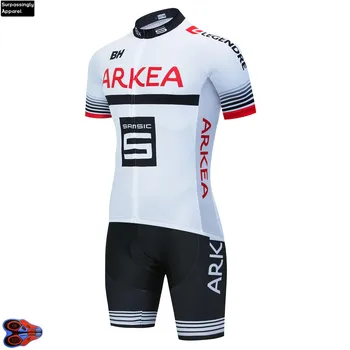 

Team ARKEA Ciclismo Summer Men Triathlon Skinsuit Cycling Jersey Short Sleeve Maillot Ciclismo Jumpsuit Bike Running Clothing