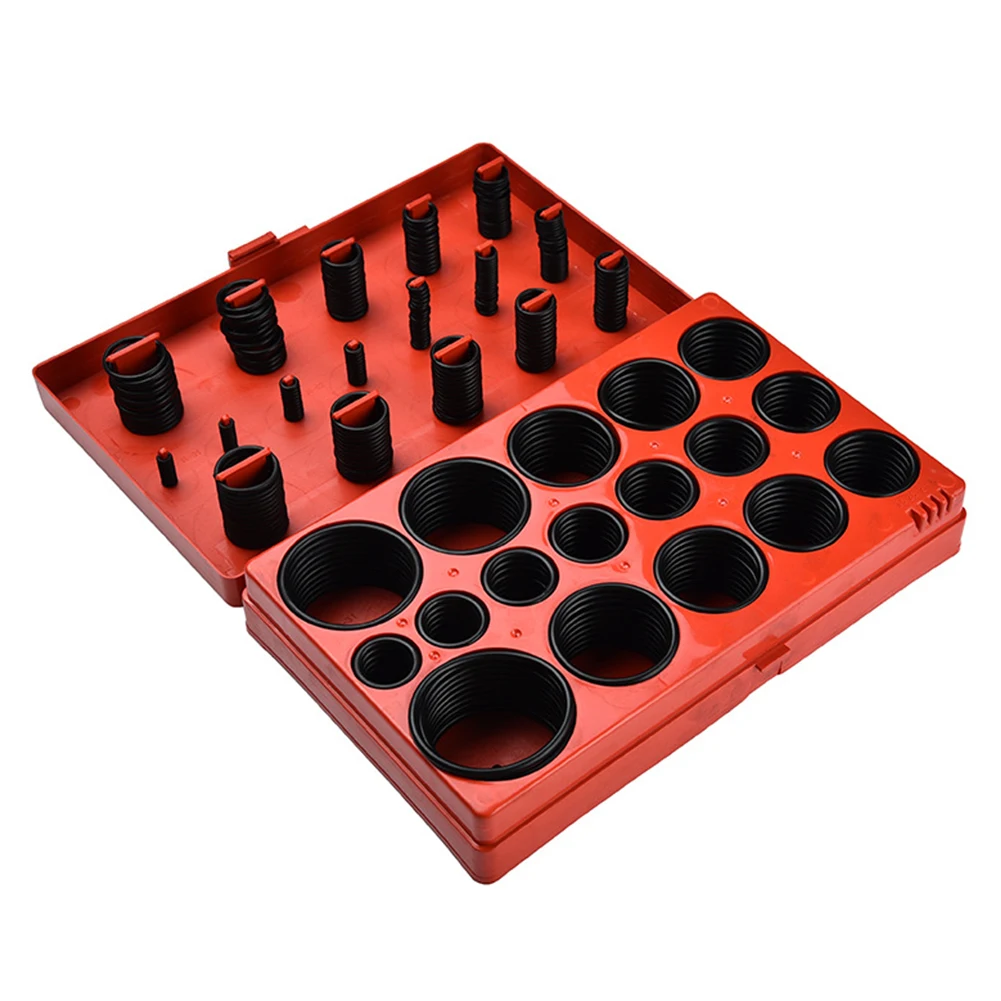 

419pcs Automotive Gasket O-Ring Universal Watertightness Kit Seals Washer Assortment Metric Rubber Mechanics