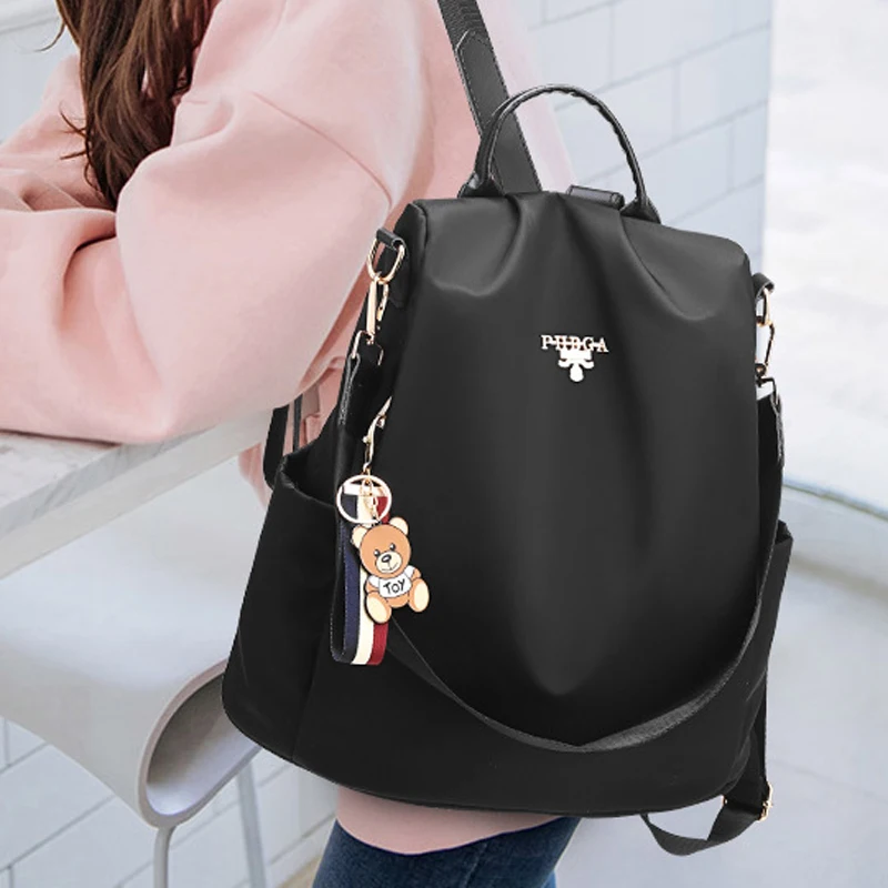 

fashion High capacity Simplicity Casual Multifunctional ladies backpack Women's fashion handbag Anti-theft bag Travel bag