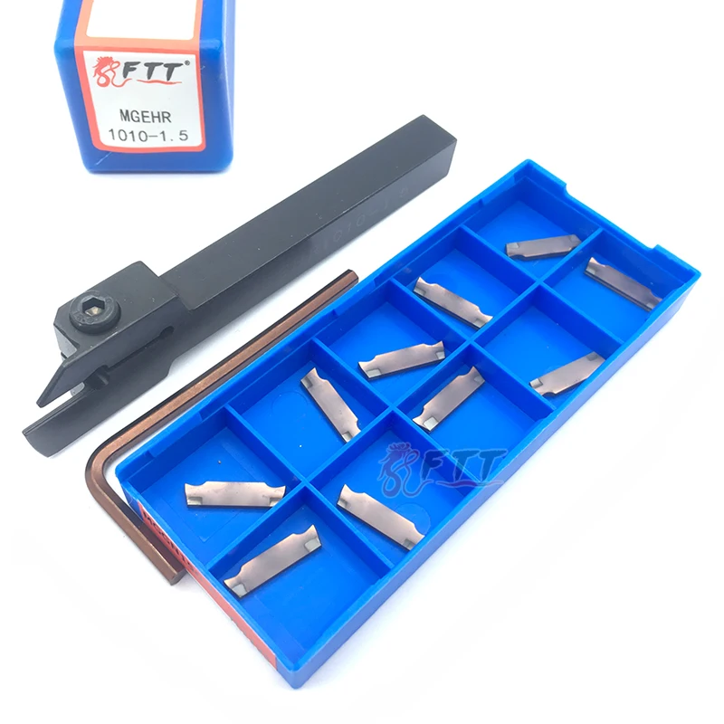 1 шт. MGEHR1010-1.5 инструмент для прорезания наружных канавок держатель разделительная пластина+ 10 шт. 1,5 мм MGGN150 C YC1125 высококачественные карбидные вставки