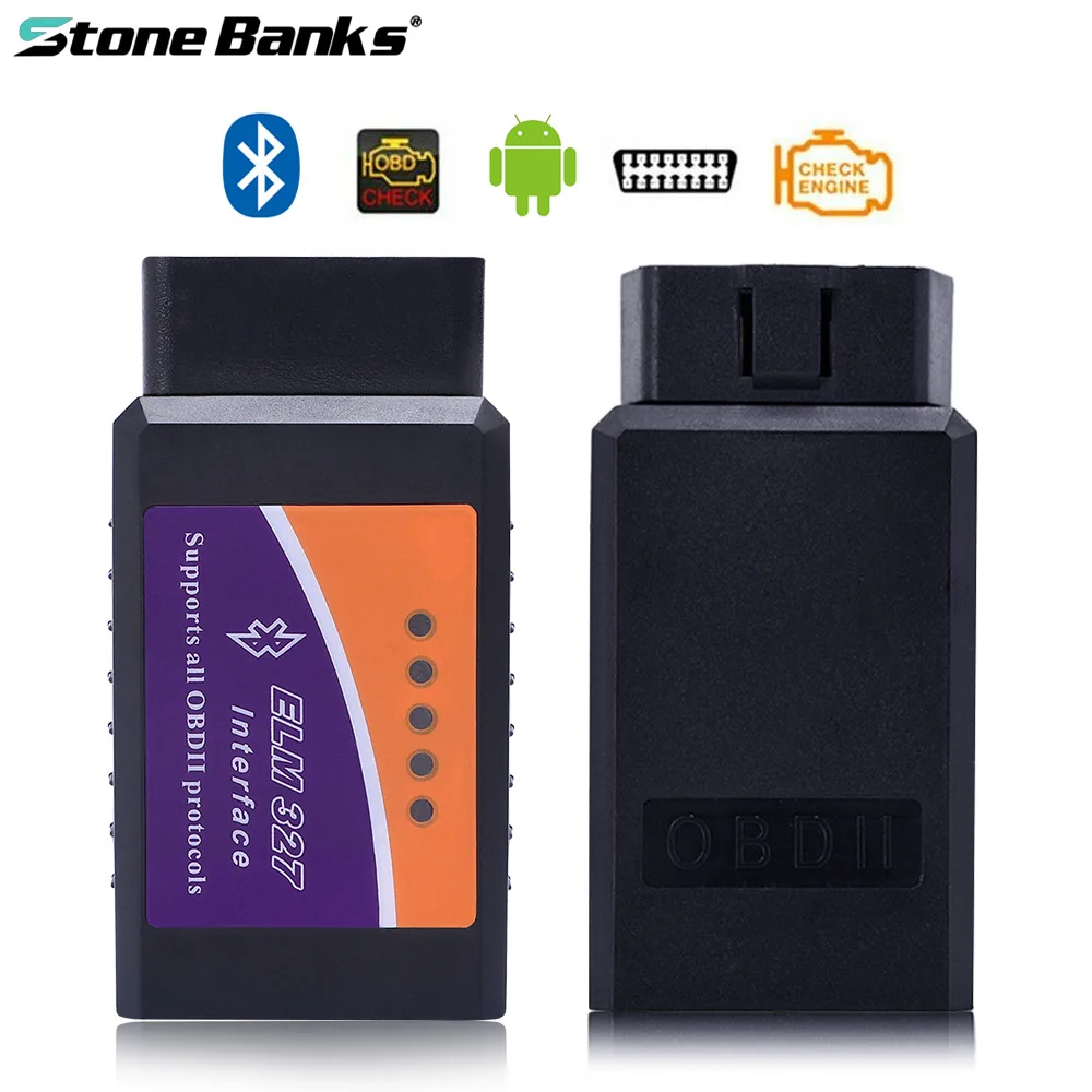 V1.5 elm327 ObdII Bluetooth Wifi Авто elm327 2,0 диагностический инструмент автомобильный адаптер OBD2 сканер автомобиля Easydiag код ридер для Android