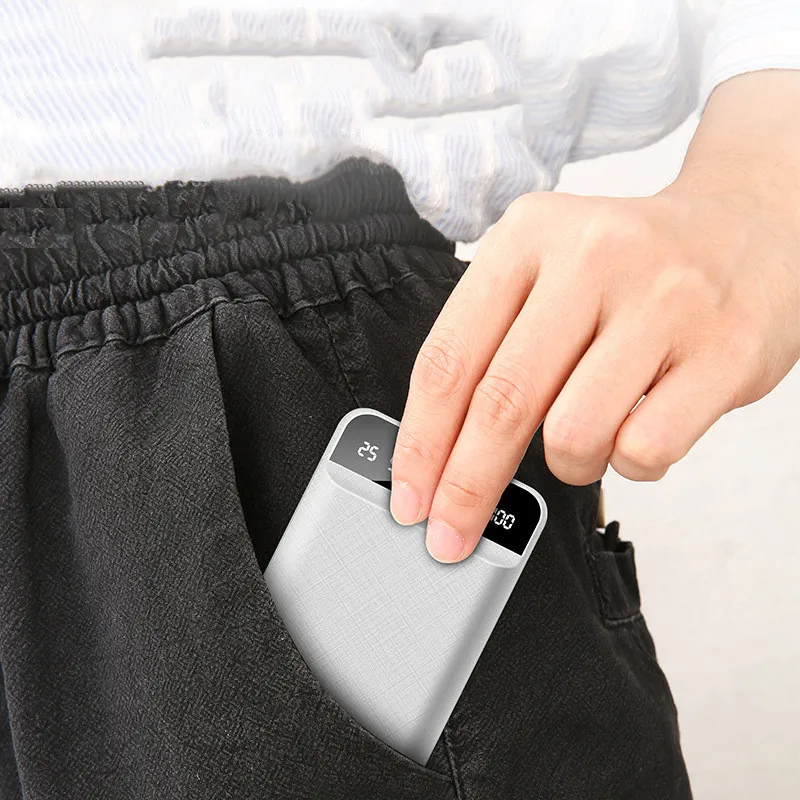 Banco de energía móvil de 50000mAh, Cargador rápido para teléfono móvil, pantalla digital, carga USB, paquete de batería externa para Android - Imagen 3