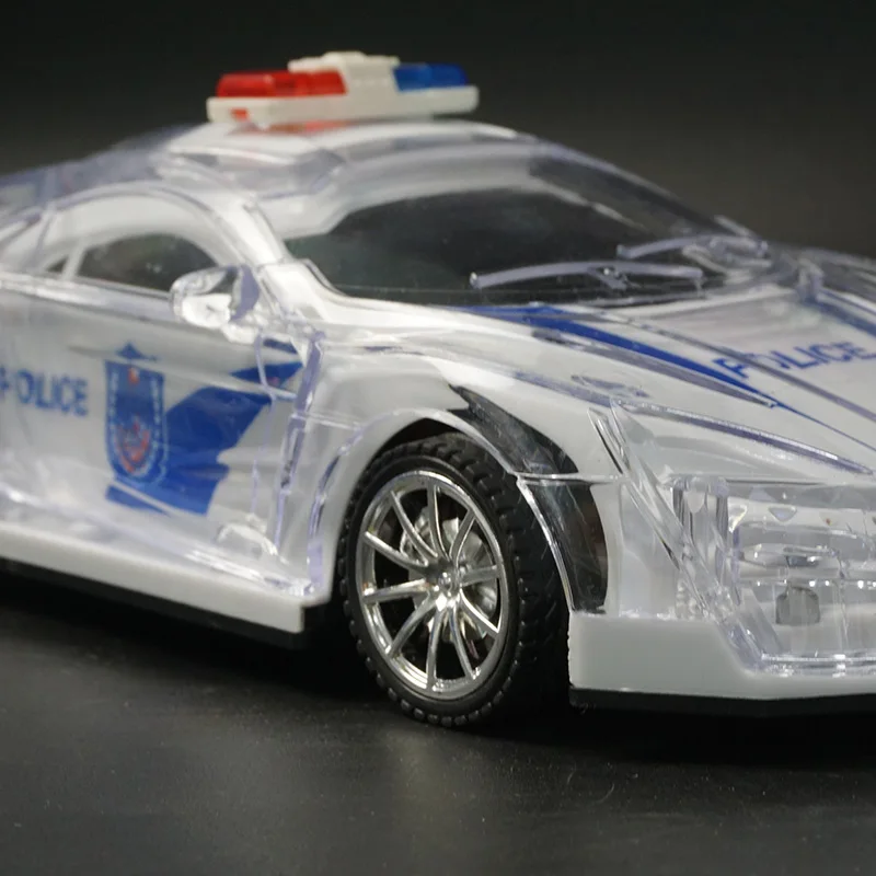 

1/18 RC car cool lighting high speed remote control RC police car with 3D lights children toys happy Christmas gift