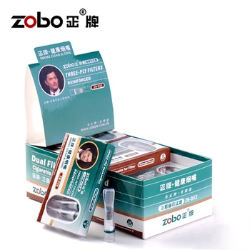 

ZOBO 96pcs Cigarette Holder ZB-032BA Disposable Cigarette Holder Triple Smoking Filter Disposable Filter