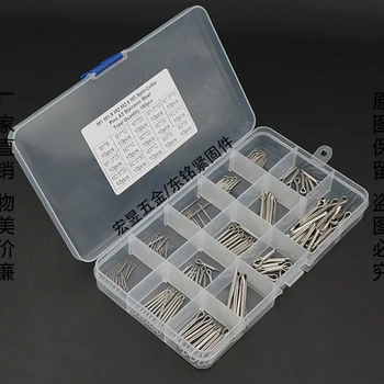 

Stainless Steel Split Pin Combination Set 304 SUS Split Cotter 150pcs Forelock M1M1.5M2M2.5M3 Split Pin