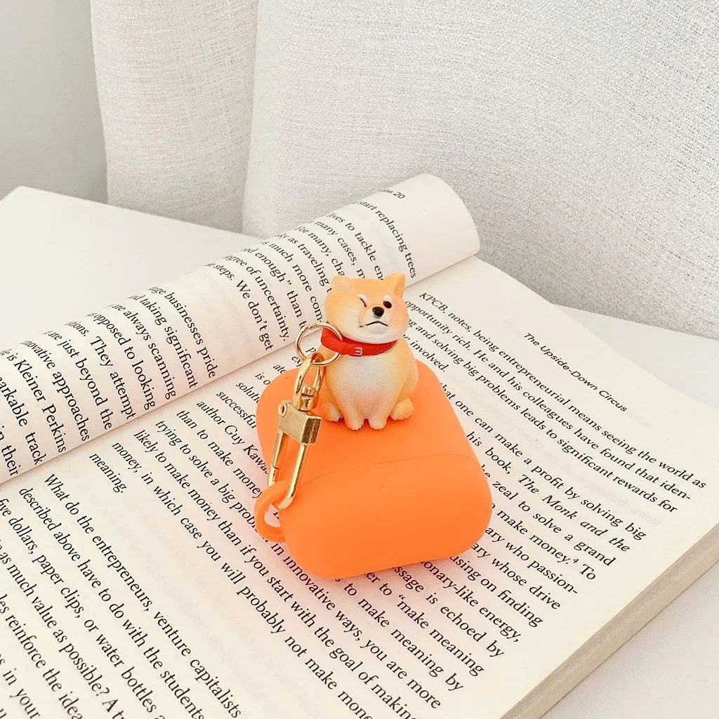 Silicone Earphone Case Anti-lost Protective Cover Skin Case For Apple AirPods Charging Earphone Case for airpods 103#B