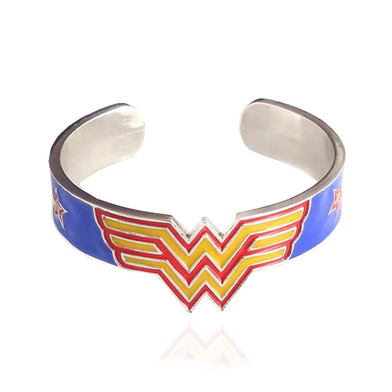 Чудо-Женщина Супермен войны Бэтмен фильм косплей DC комические ювелирные изделия металлический браслет Хэллоуин аксессуары реквизит браслет подарок