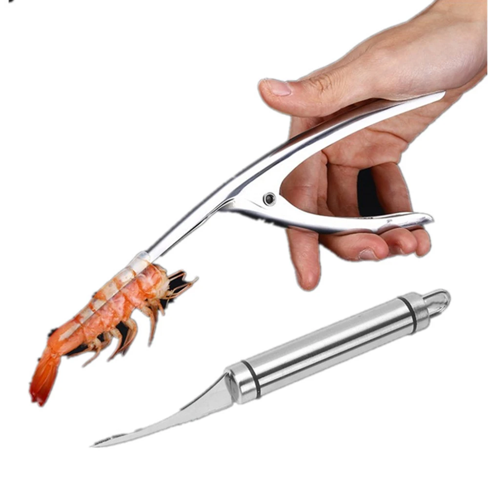 ShrimpPeelerPortableStainlessSteelShrimpStripperLobster