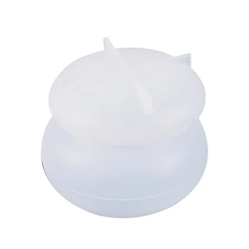

DIY Crafts Crystal Epoxy Resin Mold Rouge Lipstick Jar Casting Silicone Mould B36D