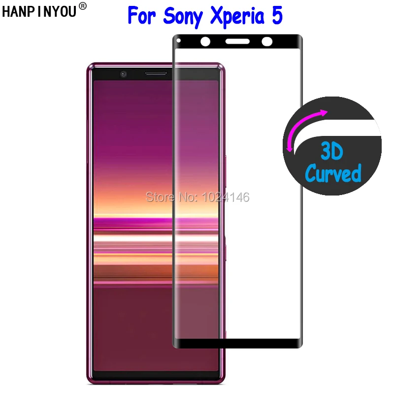 Для sony Xperia 5 Xperia5 6 1 &quot9 H ультратонкий 3D изогнутый полный Чехол передняя