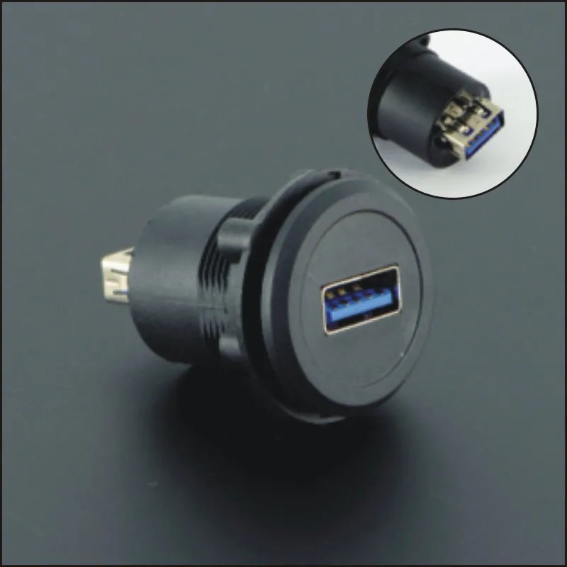Экономичный пластиковый соединитель USB3.0 22 мм от A до Female|Соединители| |