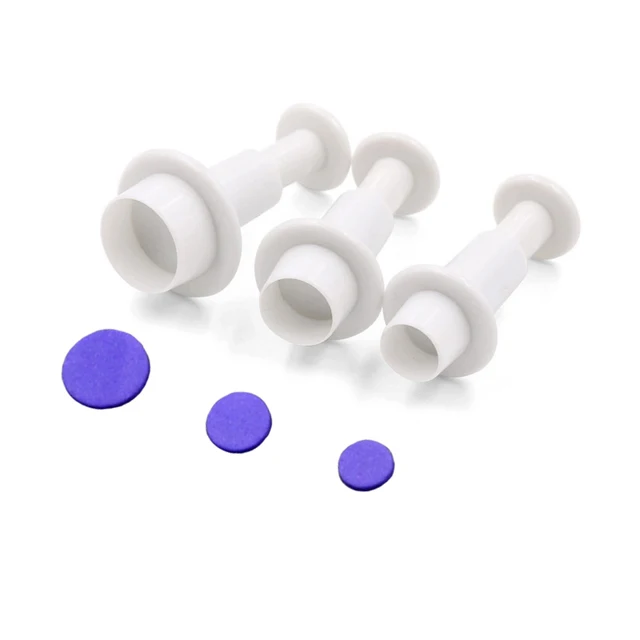 3 Db/Beállított Csillag Szerető Szív Kerek Virág Négyzet Alakú Sütemény Cukorcraft Cookie Penész Fondant Díszítő Szerszámok - Image 5