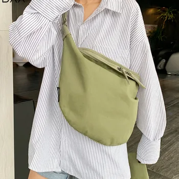 

SONDR Women's Single Shoulder Capacity Package 2020 Brand Designer Casual Canvas Chest Bag Crossbody Waist Bag Large