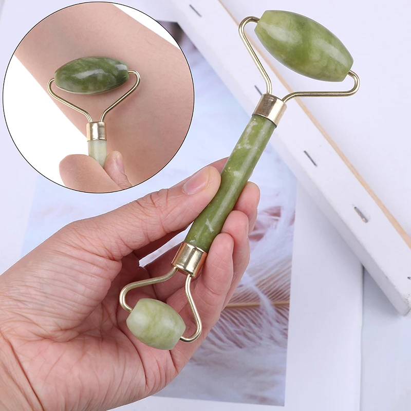 Natural Facial Beauty Massage Tool Jade Roller Face Thin Massager Relaxation Tool Face Massager Jade Roller