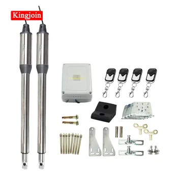 

KINGJOIN Double arms swing gate opener door motor kit with remote controls photocells & warning light Optional
