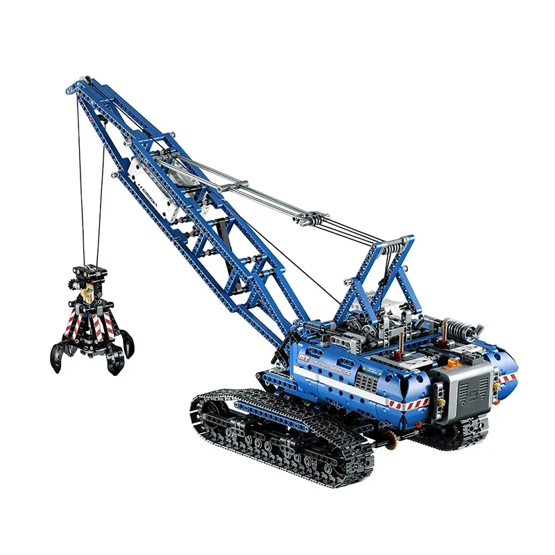 Стиль блоки 20010 гусеничный кран 1401 шт совместимый Technic 42042 Строительные кирпичи развивающие игрушки рождественские подарки