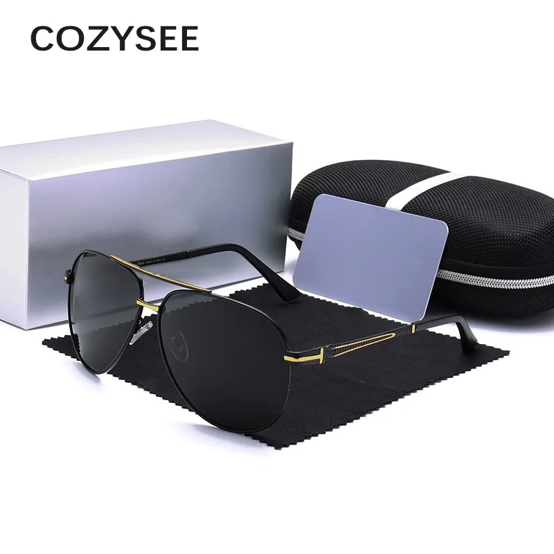 

2019 high quality Polarized Sunglasses Men uv400 Brand Designer Oculos De Sol Driving Fishing Sun Glasses