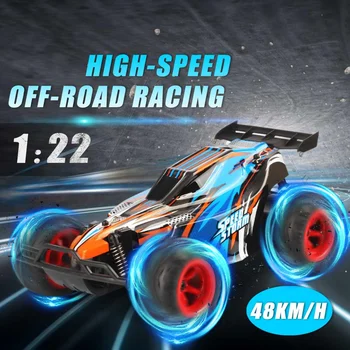 

Red/Blue 1:22 2.4Ghz RC Car Wireless High Speed Off-road Racing Remote Control Racing Car Off Road Truck with USB Charging Cable
