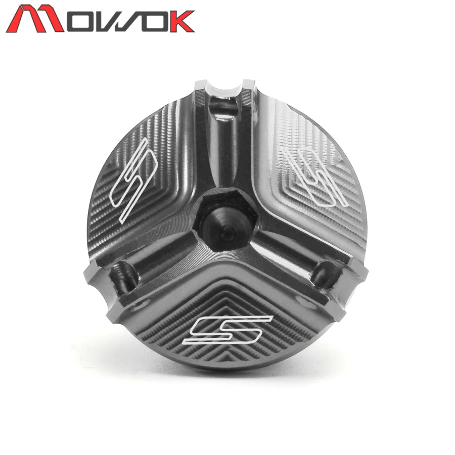M20* 1,5 для SUZUKI GSX-S125 GSX-S150 GSX-S750 GSX-S1000 GSX-S1000F Мотоцикл частей CNC машинное масло наполнитель Кепки штепсельной вилки - Цвет: titanium