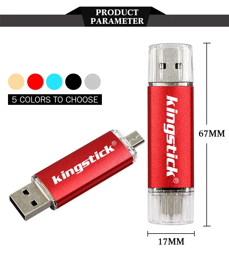 Горячая Распродажа 2 в 1 USB флеш-накопитель 4 ГБ 8 ГБ 16 ГБ флеш-диск Флешка 32 Гб 64 Гб карта памяти USB OTG флеш-накопитель USB