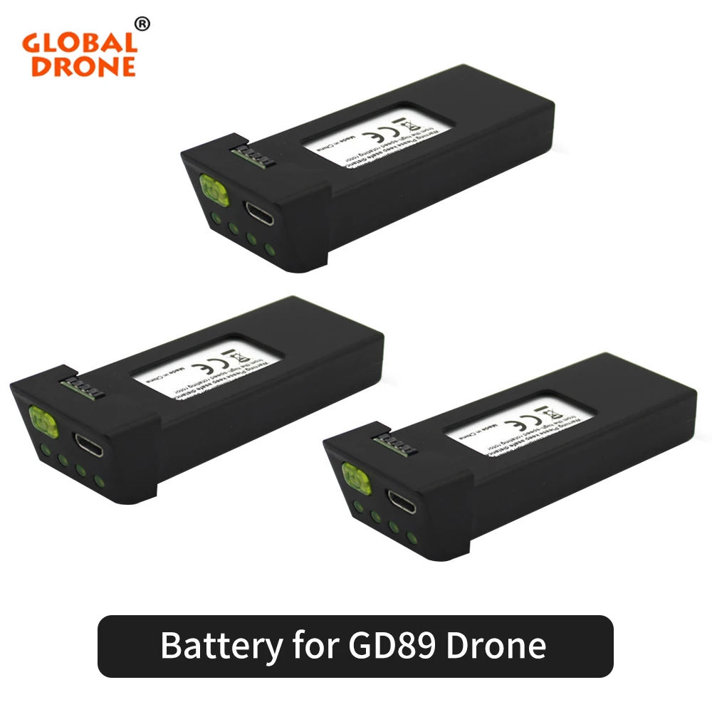 Полный комплект Global Drone EXA GD89 Fly More оригинальный аккумулятор пропеллеры лопасти