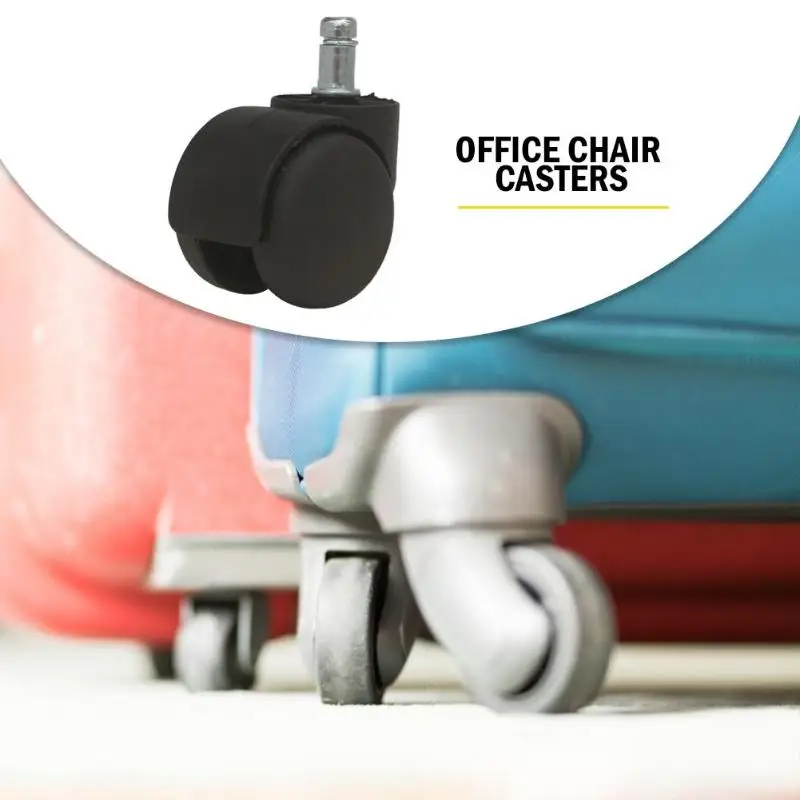 

5pcs Universal Roller Wheel Durable Office Chair Wheels Swivel Caster Safe Rollers Furniture Replacement Hardware