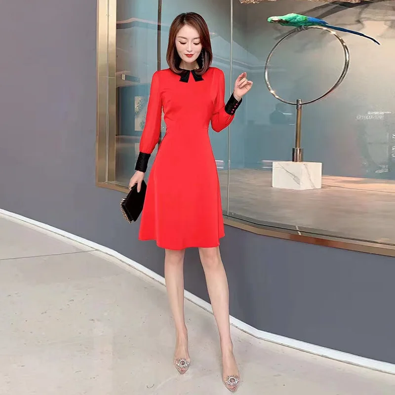 

Elegant Commuting Red Prosperous Family 71%-80% 2020 Spring Debutante Basic Women's Dress