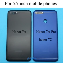 5,7 дюймов для huawei Honor 7A pro Aum-l29/Honor 7C Aum-L41/Honor 7A задняя крышка для батареи, крышка для двери, корпус, чехол для задней части стекла