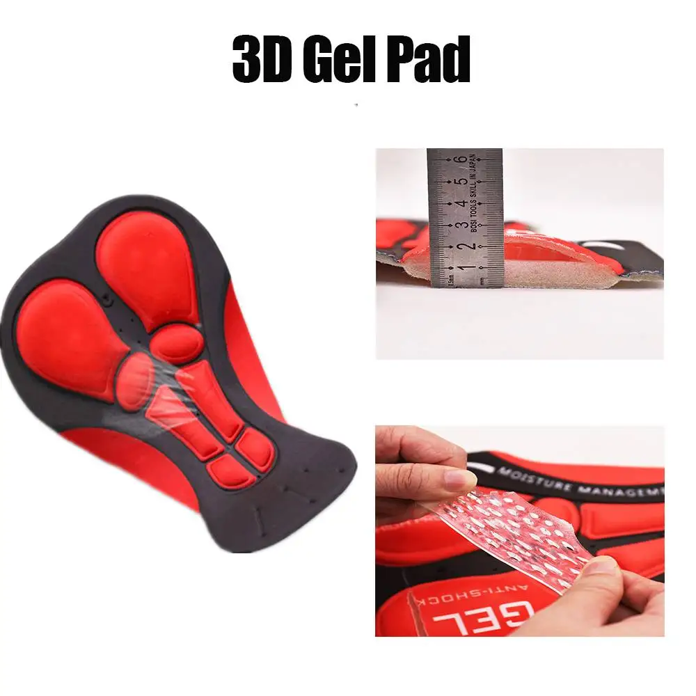 Нижнее белье для велоспорта 3D с гелевым наполнителем велосипедный горный шорты велосипедные штаны Нижнее белье Велосипедное Нижнее белье Мягкий гель для мужчин/женщин