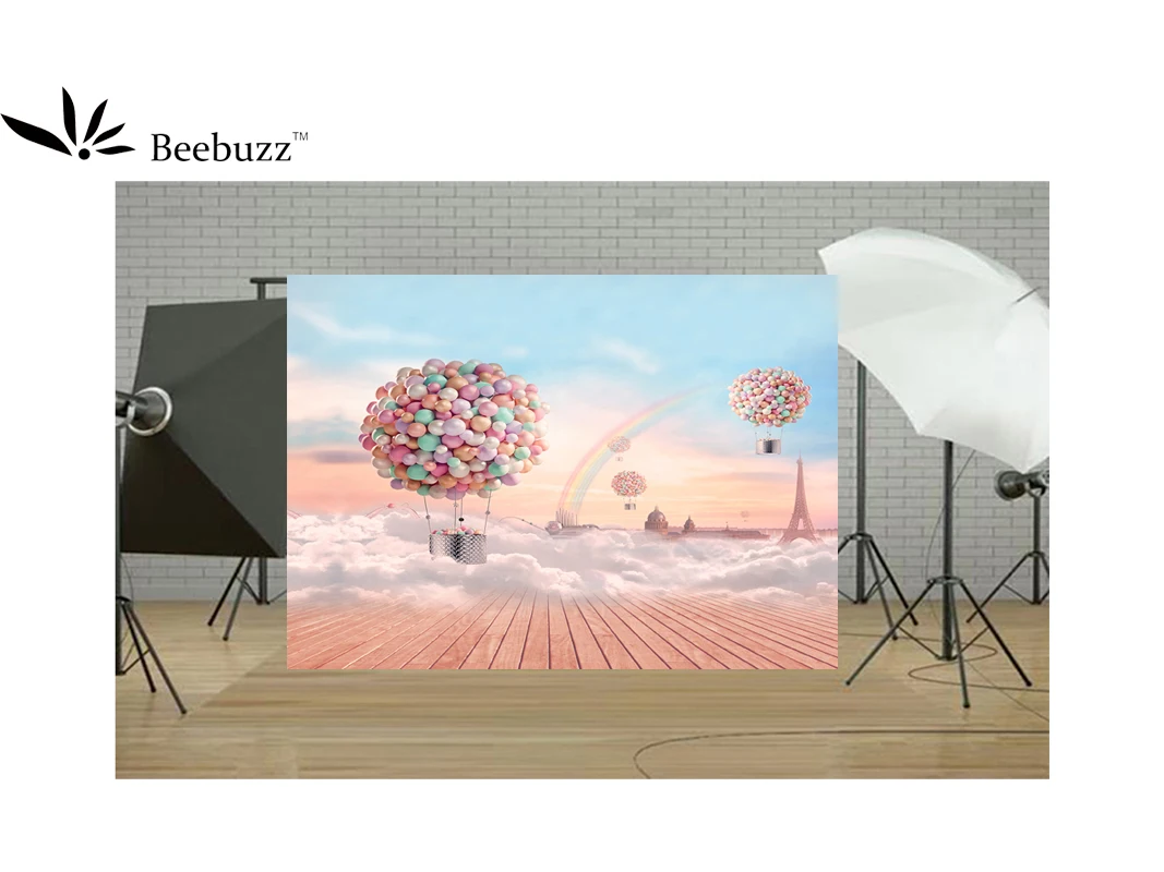Beebuzz фото фон красочный воздушный шар фон горячий воздушный шар фотографии фоны цветные облака photophon