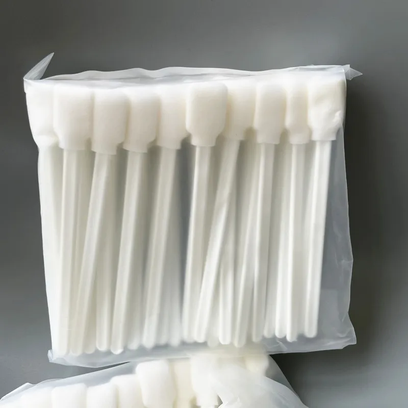 Cleanroom Foam Cleaning Swab Sticks (1,000 pcs, Large Rectangular Foam