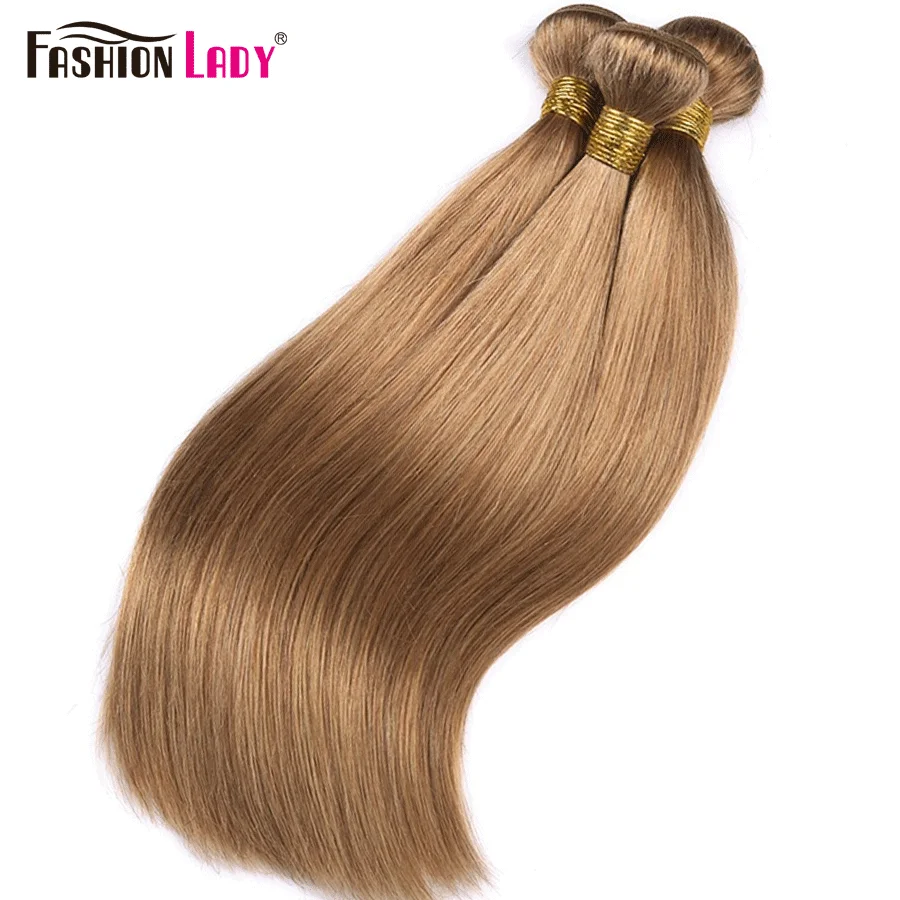 Blonde Bundles Hair Extensions Human Hair 27 Straight Bundles Fashion Lady Brazilian Honey Blonde Non-remy