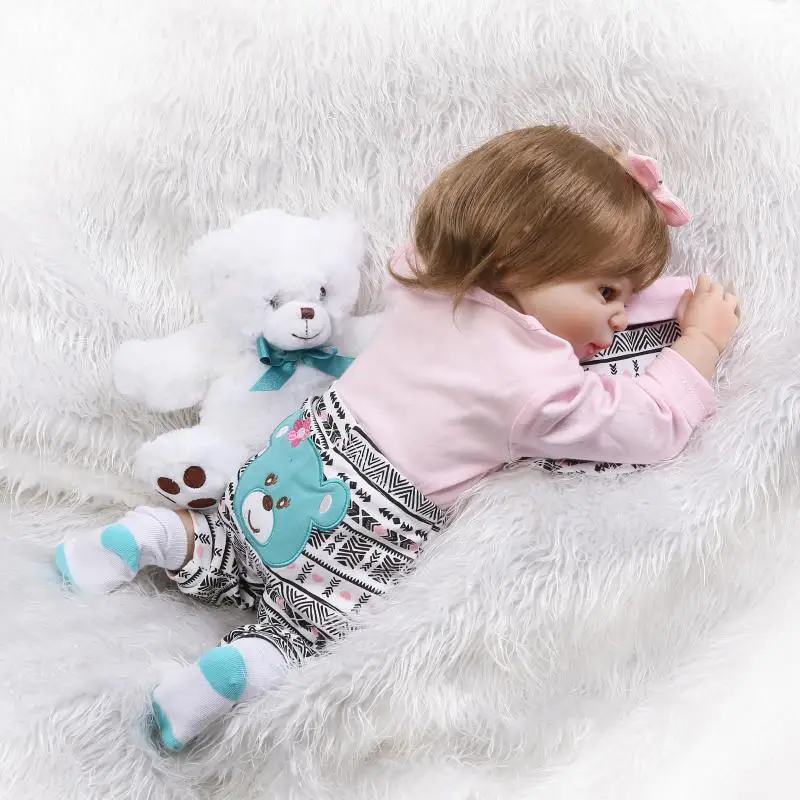 

NPK New Style Full Rubber Model Infant Doll Reborn Victoria Creative Cool Gift