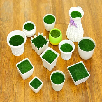 

1Pc Multistyle Mini Flower Pots Square Round Planter Pot Trays Plastic Pots Creative Small Pots for Succulent Plant Garden Decor