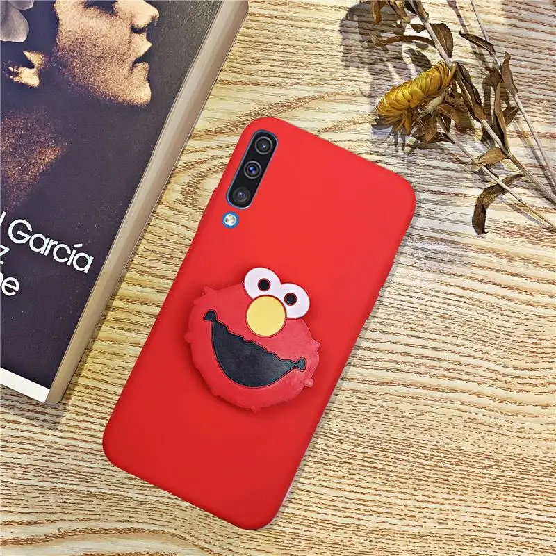 3D силиконовый чехол с мультяшным рисунком для телефона samsung Galaxy A50 A30 A40 A20 A10 A70 A60 A80 A7 A8s милая мягкая задняя крышка с подставкой - Цвет: 05