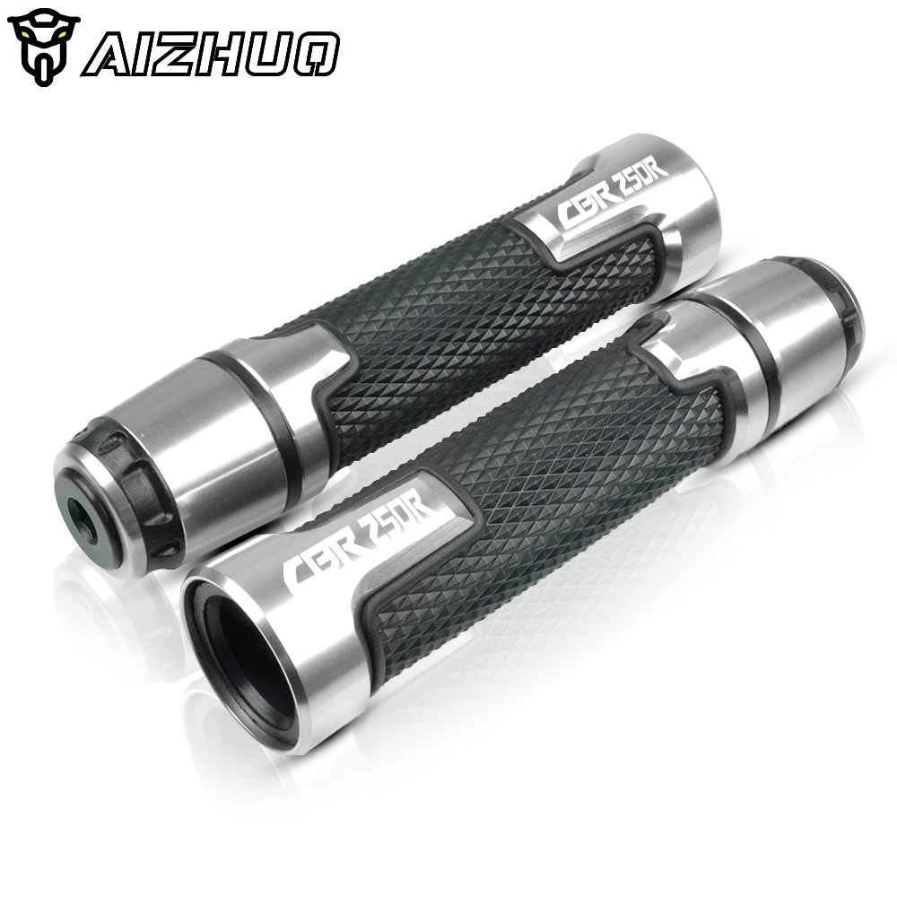 Для HONDA CBR250R CBR 250R CBR 250 R 2011-2013 2012 мотоциклетные ручки гоночное сцепление руль ручки концы - Цвет: silver
