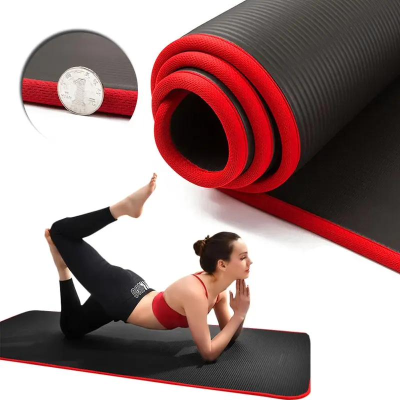 Details about   Yoga Mat Pilates Gym Non-Slip Large Thick Soft Mats Exercise Strap 10mm 15mm 00 