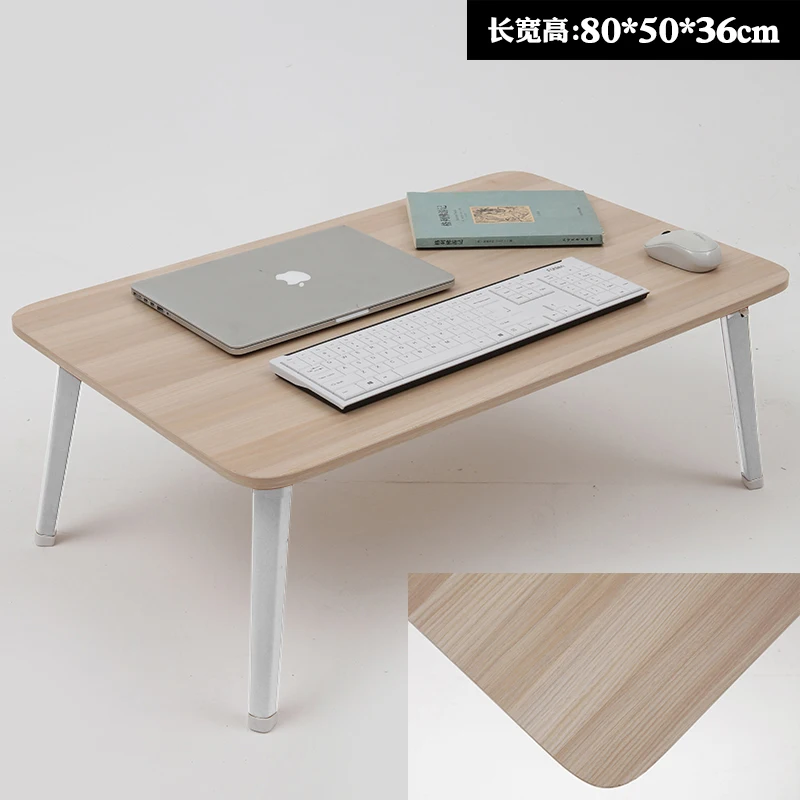 Кровать маленький стол ноутбук стол для колледжа студенческого общежития кровать складной стол «ленивое» обучение стол - Цвет: see chart