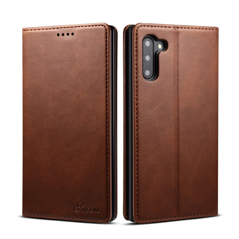 Note10+ кожаный чехол для samsung Galaxy Note 10 Plus 9 S9 S10 Plus S10e флип-чехол для кошелька держатель Магнитный Роскошный чехол