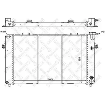 

Cooling radiator for Jeep Grand Cherokee 5.2/5.9/93 STELL