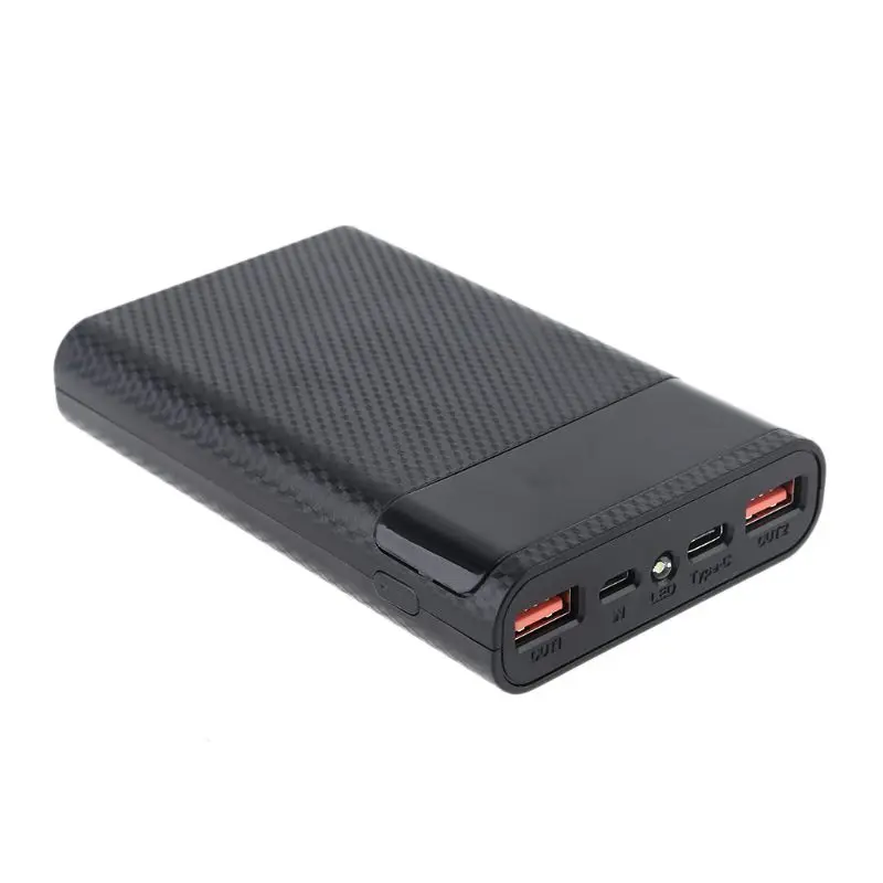 QC3.0 usb type-C PD 4x18650 аккумулятор DIY внешний аккумулятор светодиодный светильник быстрое зарядное устройство X3UB