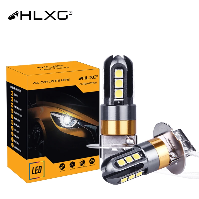 Светодиодсветодиодный противотуманная фара H3 3030 SMD лампа дальнего света 12 В