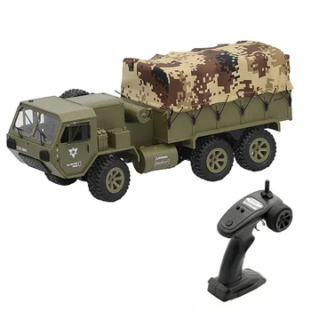 

FY004A 1:16 6WD Army Truck Boys Vehicles Gift Simulation Children 2.4G RC Car Model Toys Racing Proportional Lightweight Funny