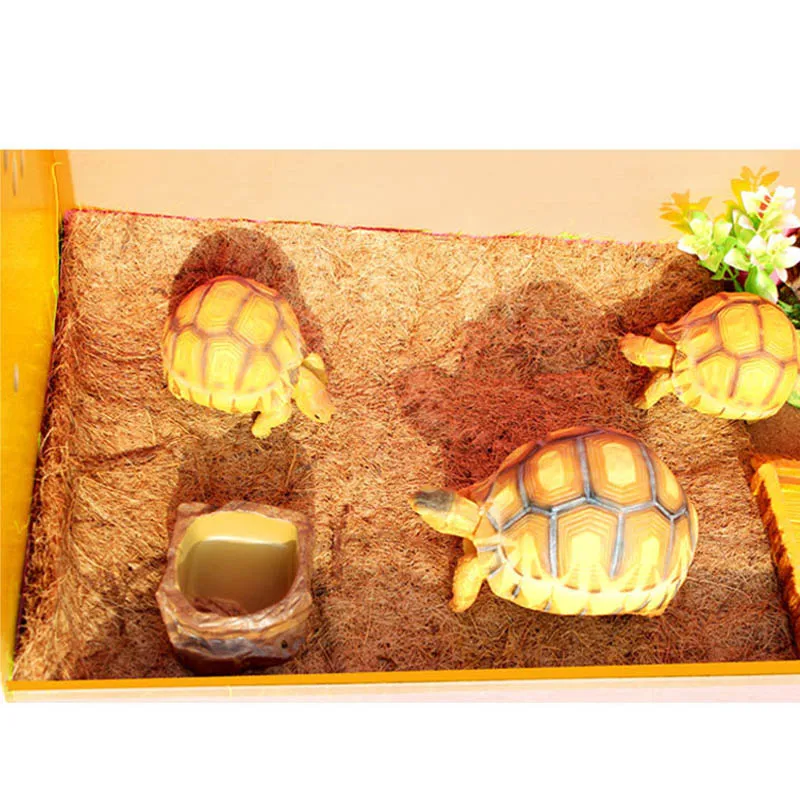 Коврик для кровати для питомцев рептилий, аквариумная черепаха, ящерица, рептилия, лазание, Кокосовая пальма, ковер AC889