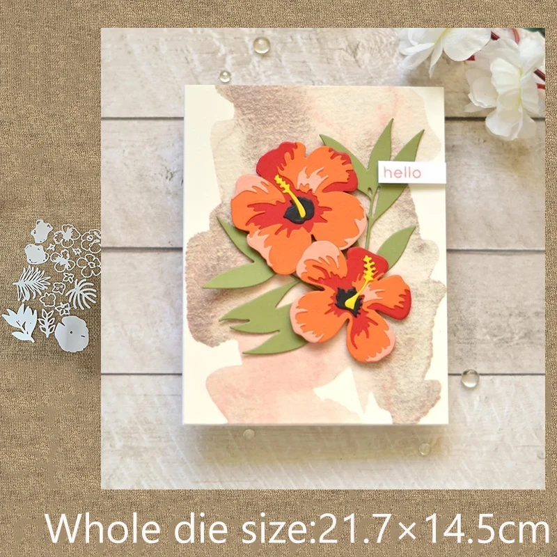 

New Design Craft Metal Cutting Die die cuts Flower leaf decoration scrapbook Album Paper Card Craft Embossing die cuts