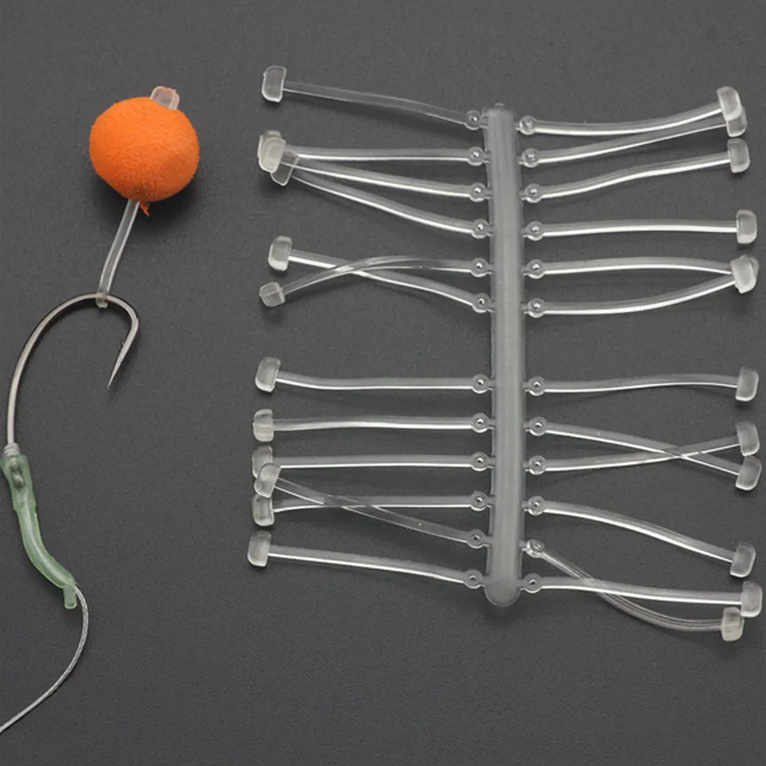 

24pcs/set Carp fishing inserts hair rigs fishing bait stops Hair Rig Bait Stop Up Stoppers Carp Fishing Accessories