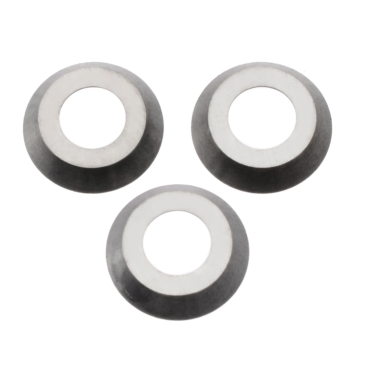 

3Pcs 8.9mmx1.85mm Round Carbide Inserts with 30 Degree Cutting Edge For Wood Turning Cutter Tool Woodworking Tools